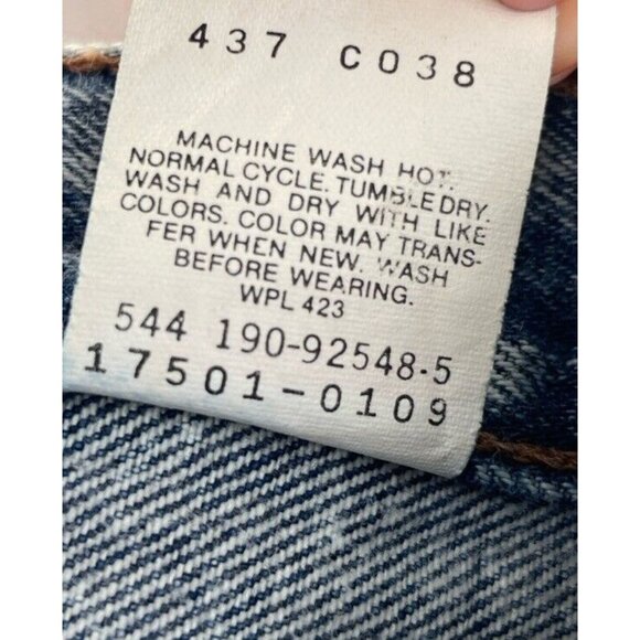 Levi's High Rise Acid Wash Jeans - Blue - Picture 6 of 10